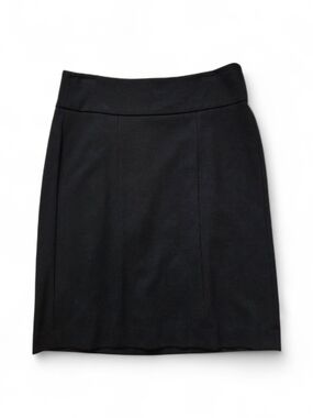 CAbi Black Tailored Pencil Skirt